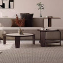LORINE – Set de 2 tables basses de lux 90 / 60 cm