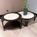 LORINE – Set de 2 tables basses de lux 90 / 60 cm