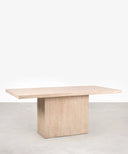 Roma Dining Table in Travertine look (180x90 cm)