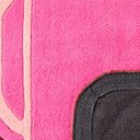 Nuage sucré – Tapis en laine - Rose et Bordeaux