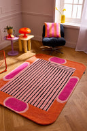 Nuage sucré – Tapis en laine – Orange