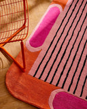 Nuage sucré – Tapis en laine – Orange