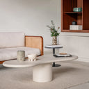 Waxed concrete coffee table (Nuance)