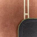Cèdre blanc – Tapis en laine vert et marron