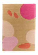 Nuage sucré – Tapis en laine multicolore aux motifs géométriques