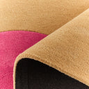 Nuage sucré – Tapis en laine multicolore aux motifs géométriques