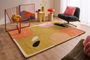 Nuage sucré – Tapis en laine coloré aux motifs géométriques