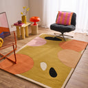Nuage sucré – Tapis en laine coloré aux motifs géométriques