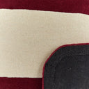 Rouge d'orage – Tapis en laine - Bordeaux