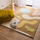 Rayon tendre – Tapis en laine design aux couleurs pastel