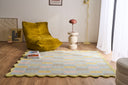 Rayon tendre – Tapis en laine coloré