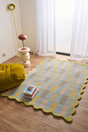 Rayon tendre – Tapis en laine coloré