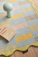Rayon tendre – Tapis en laine coloré