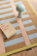 Rayon tendre – Tapis en laine moderne multicolore