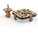 Set SANTORA – Tables basses gigognes en bois