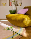Rayon tendre – Tapis en laine multicolore