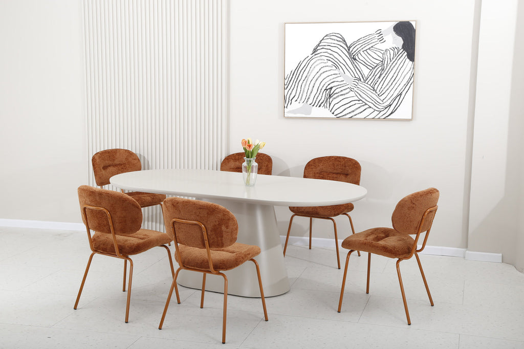 Vincenzo Dining Table - Putty