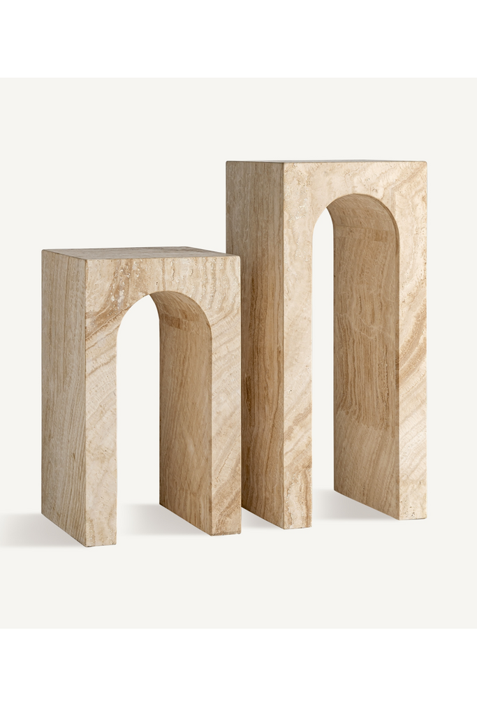 Travertine Arc Console Table | Vical Home Thiennes