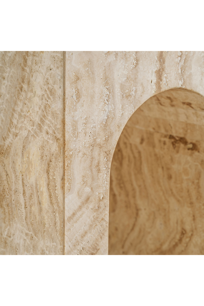 Travertine Arc Console Table | Vical Home Thiennes