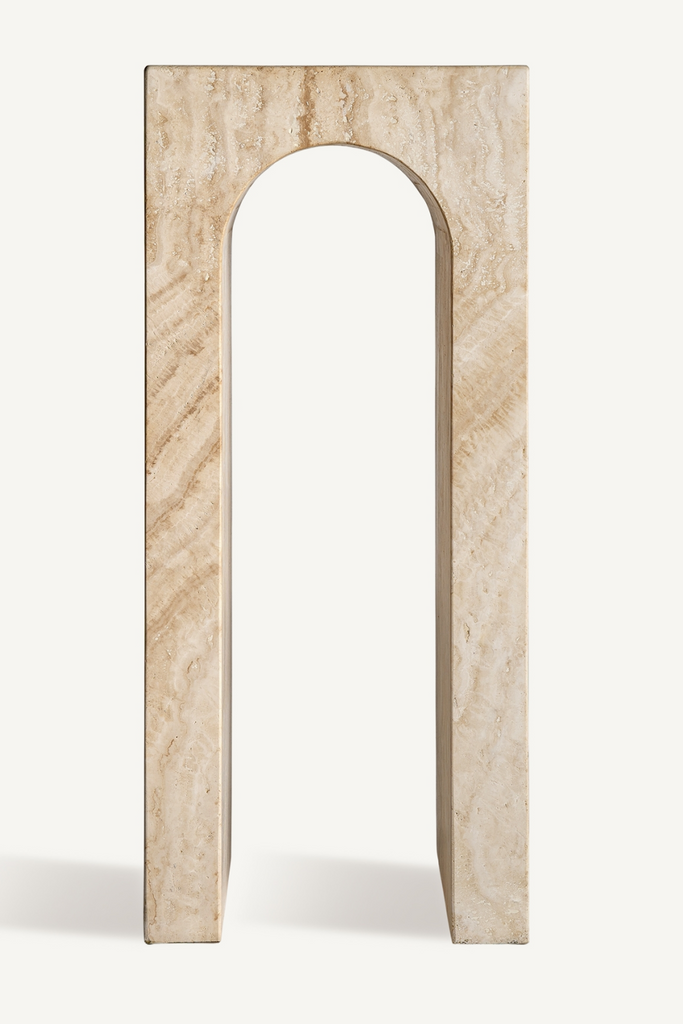Travertine Arc Console Table | Vical Home Thiennes