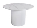 Wingate Dining Table Snow White Ceramic