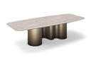 Table MERZOUGA en céramique — sur-mesure, atelier Halens Casablanca
