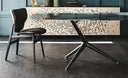 Table VOLUBILIS en céramique — sur-mesure, atelier Halens Casablanca