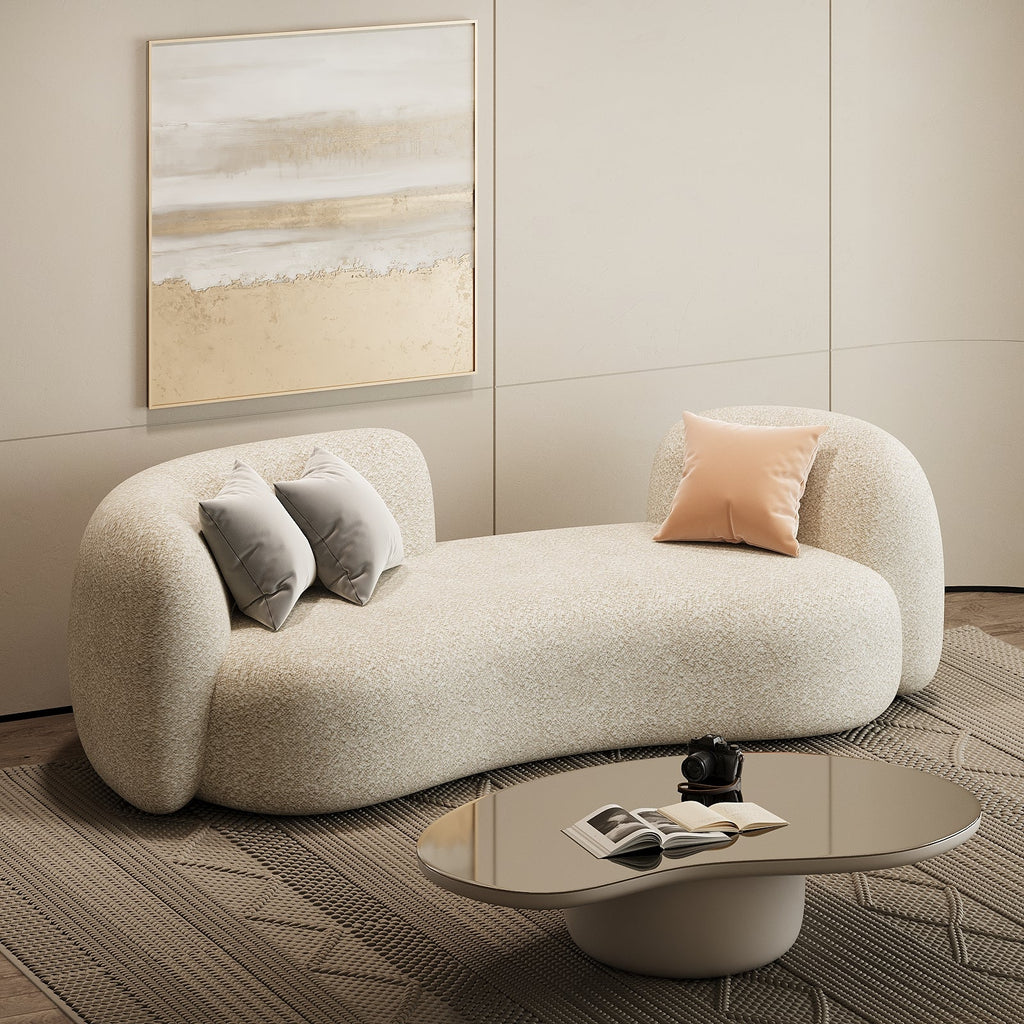 Aura Sofa 3S / Beige Boucle