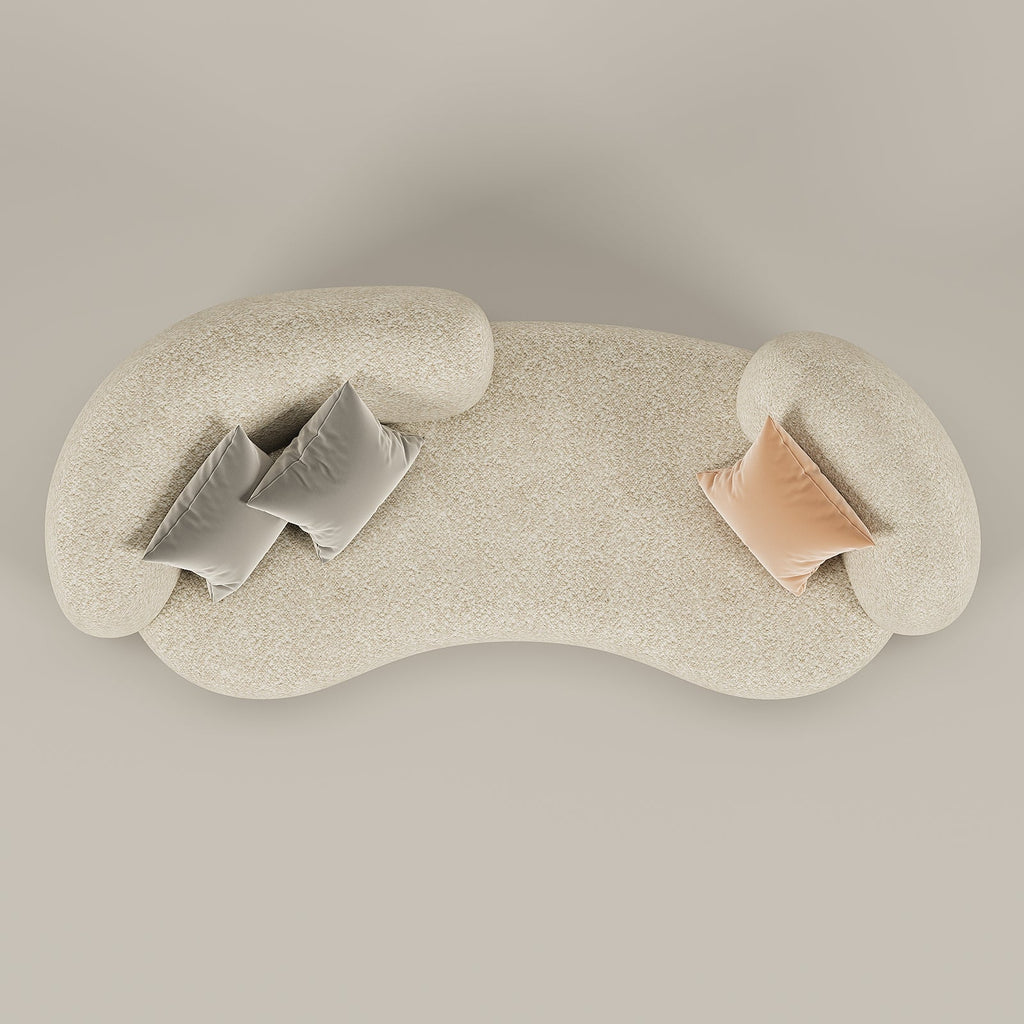 Aura Sofa 3S / Beige Boucle