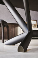 Table MEDINA en céramique — sur-mesure, atelier Halens Casablanca