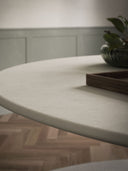 Table RIAD en céramique — sur-mesure, atelier Halens Casablanca