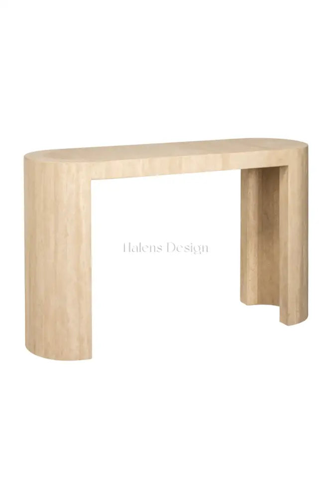 Beige Travertine Console Table | OROA Biltmore