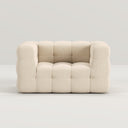 Coco Tufted Armchair / Off-White Boucle