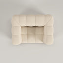 Coco Tufted Armchair / Off-White Boucle