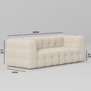COCO Tufted Sofa 2S / Beige Boucle