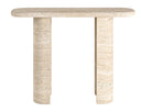 LAVIA HAND CRAFTED ORGANIC TRAVERTINE CONSOLE TABLE