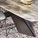 Table ASILAH en céramique — sur-mesure, atelier Halens Casablanca