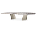 Table IFRANE en céramique — sur-mesure, atelier Halens Casablanca