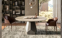 Table AGADIR en céramique — sur-mesure, atelier Halens Casablanca