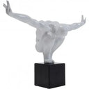 Sculpture Athlet White 43CM