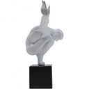 Sculpture Athlet White 43CM