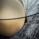 Table OUARZAZATE en céramique — sur-mesure, atelier Halens Casablanca