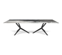 Table VOLUBILIS en céramique — sur-mesure, atelier Halens Casablanca
