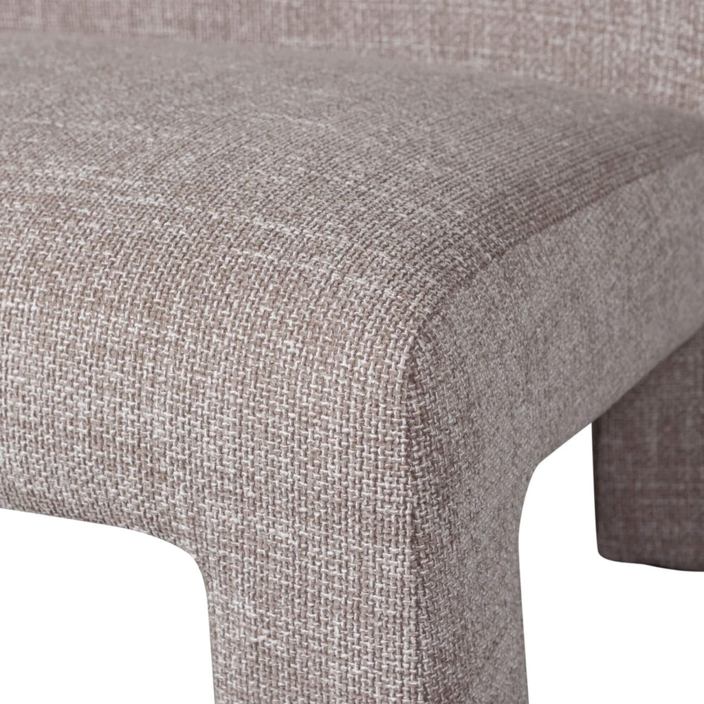 Fauteuil Lounge Lavid – Taupe