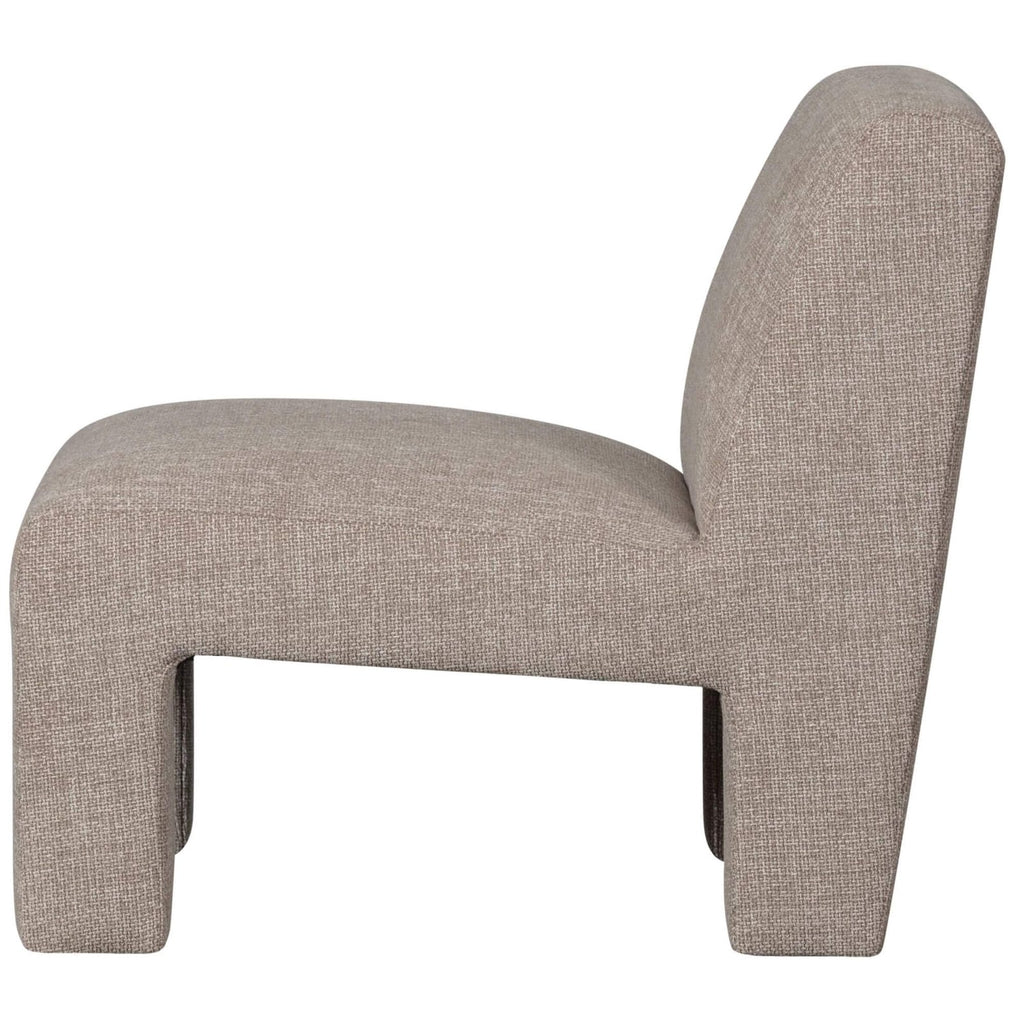 Fauteuil Lounge Lavid – Taupe