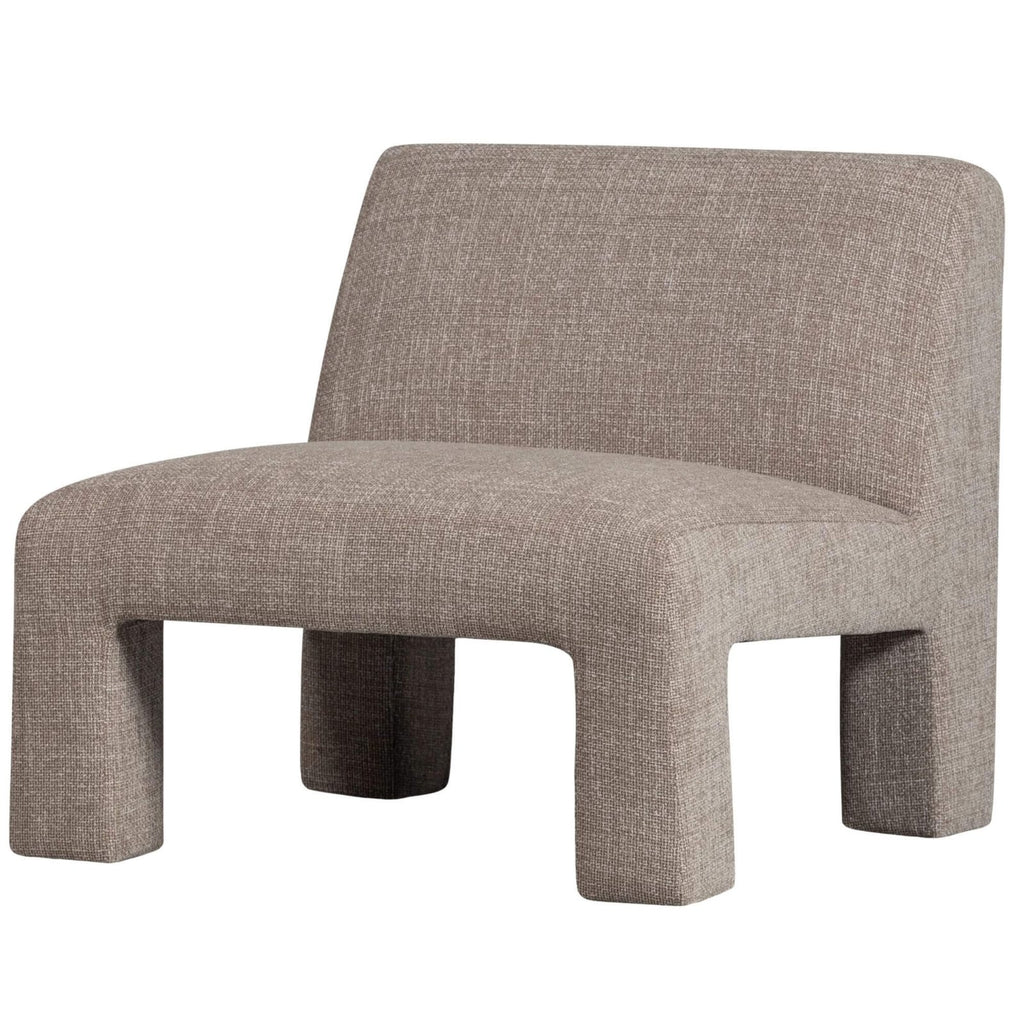 Fauteuil Lounge Lavid – Taupe