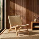 Jensen Accent Chair | Natural Weave & Oak