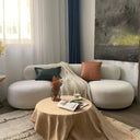 Hove Curved Sofa / Wool Fleece