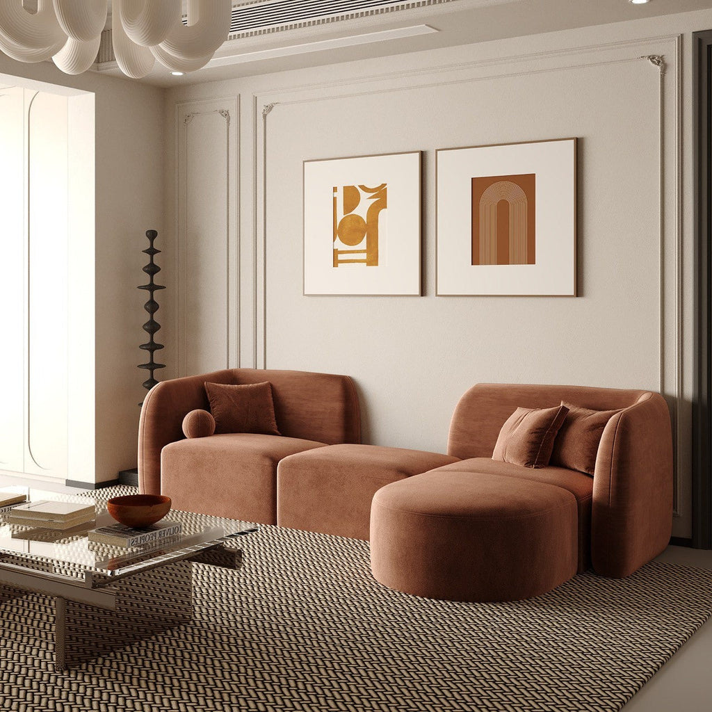 Helga Sofa 3S / Movable Ottoman