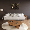 Nolla Sofa 3S / White Cotton Blend